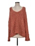Free People Tweed Orange Pullover Sweater Size S - photo 1