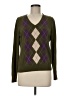 IZOD 100% Cotton Argyle Green Pullover Sweater Size M - photo 1