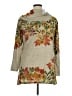One World Floral Gray Pullover Sweater Size XL - photo 2