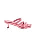Jimmy Choo 100% Leather Pink Sandals Size EU 35 - photo 1