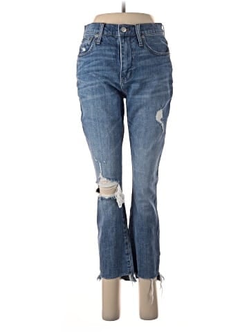 Madewell The Petite High-Rise Slim Boyjean in Lita Wash: Step-Hem Edition (view 1)