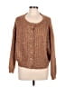 Anthropologie Tweed Brown Cardigan Size M - photo 1