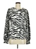 Sanctuary Animal Print Silver Pullover Sweater Size M - photo 1