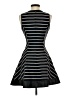 Double Zero Stripes Black Cocktail Dress Size S - photo 2
