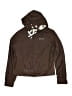 Roxy 100% Polyester Brown Zip Up Hoodie Size L (kids) - photo 1