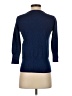 August Silk Blue 3/4 Sleeve Top Size S - photo 2