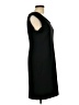 Adrienne Vittadini Solid Black Cocktail Dress Size 10 - photo 4