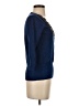 August Silk Blue 3/4 Sleeve Top Size S - photo 4