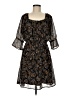 Maurices 100% Polyester Paisley Black Casual Dress Size M - photo 1