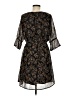 Maurices 100% Polyester Paisley Black Casual Dress Size M - photo 2