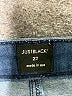 Just Black Solid Blue Jeggings Size 27 waist - photo 7