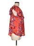 DR2 100% Polyester Orange Sleeveless Blouse Size M - photo 4