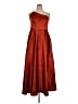 DB Studio Orange Red Cocktail Dress Size 16 - photo 1