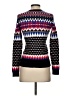 I Heart Ronson 100% Acrylic Chevron-herringbone Black Pullover Sweater Size XS - photo 2