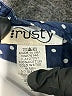 Rusty 100% Cotton Polka Dots Blue Cocktail Dress Size 5 - photo 4