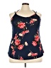 Papermoon Blue Sleeveless Blouse Size 3X - photo 1