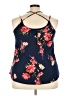 Papermoon Blue Sleeveless Blouse Size 3X - photo 2