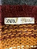 Zara Color Block Burgundy Pullover Sweater Size S - photo 7