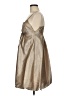 R&K Metallic Tan Cocktail Dress Size 10 - photo 5