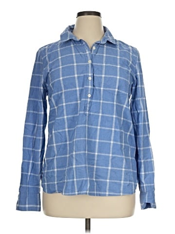 J.Crew Factory Store Long Sleeve Button-Down Shirt (view 1)