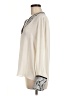 Express 100% Polyester Ivory White Long Sleeve Blouse Size M - photo 5