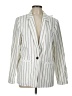 Old Navy Stripes White Blazer Size L - photo 1