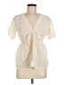 Kimchi Blue Ivory Long Sleeve Blouse Size M - photo 1