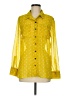 Mudd 100% Polyester Polka Dots Yellow 3/4 Sleeve Blouse Size M - photo 1