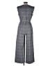 Max Studio Houndstooth Gray Jumpsuit Size L - photo 2