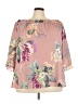 City Chic Floral Pink 3/4 Sleeve Blouse Size 22 Plus (XL) - photo 1