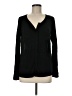 ISSI 100% Polyester Black Long Sleeve Blouse Size M - photo 1