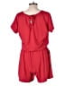 Zenana Solid Red Romper Size XL - photo 2