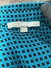 NY Collection Houndstooth Teal Long Sleeve Blouse Size L - photo 7