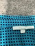 NY Collection Houndstooth Teal Long Sleeve Blouse Size L - photo 8