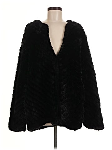 Aqua Faux Fur Jacket (view 1)