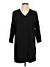 D&Co. Black Casual Dress Size L - photo 1