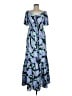 Umgee 100% Polyester Blue Casual Dress Size M - photo 1