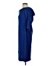 H&M Solid Blue Casual Dress Size L - photo 5