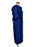 H&M Solid Blue Casual Dress Size L - photo 4