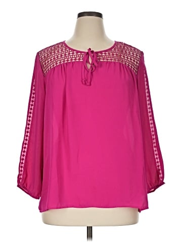 Counterparts 3/4 Sleeve Blouse (view 1)