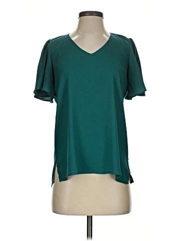 Ann Taylor Short Sleeve Blouse (view 1)