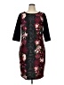 Monroe and Main Print Black Casual Dress Size XL - photo 1