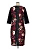 Monroe and Main Print Black Casual Dress Size XL - photo 2