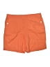 Croft & Barrow Solid Orange Cargo Shorts Size XL - photo 1