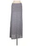 Splendid 100% Rayon Stripes Gray Casual Skirt Size L - photo 1