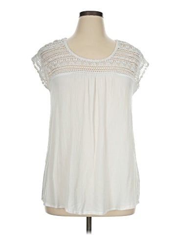 Maurices Short Sleeve Blouse (view 1)