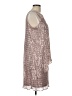 Leslie Fay Silver Sleeveless Top Size 10 - photo 4