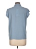 Calvin Klein 100% Polyester Blue Sleeveless Blouse Size L (petite) - photo 2