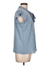 Calvin Klein 100% Polyester Blue Sleeveless Blouse Size L (petite) - photo 4