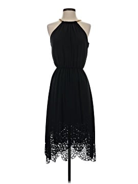 thalia sodi cocktail dresses Thalia Sodi Black Womens Cocktail Waffle and Lace sleeves Dress XL